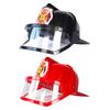 Kinder Kinder Feuerwehrmannshut Feuerwehrhelm Trendiger Party-Up-Rolle Stabile Kappe