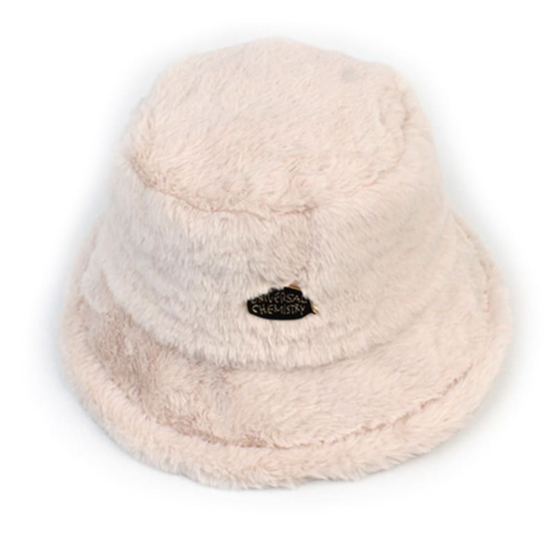 Universal chemistry Fur Ivory Bucket Hat