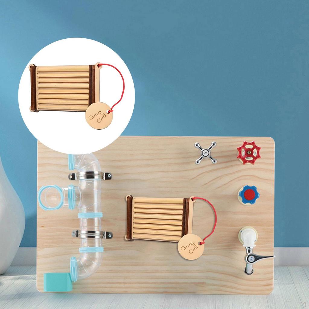 Busy Board Accessories Wooden Sensory Toys Teaching Aids Basic Skill Early Education