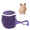 Large Short Plush Portable Pet Hamster Single Shoulder Warm Carrier Outgoing Sleeping Bag for Quirrel Hedgehog Guinea