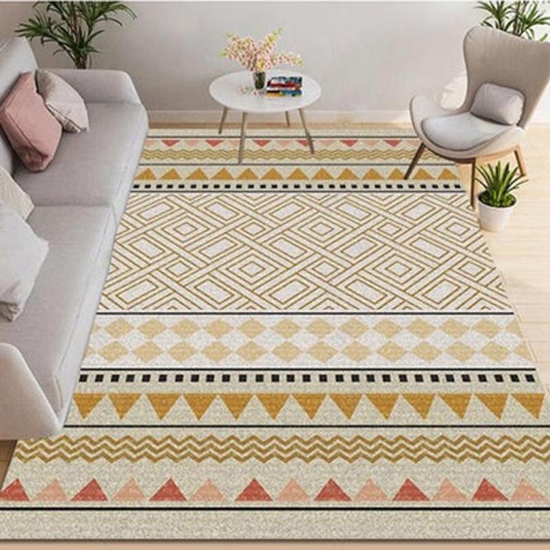 

Ковер для гостиной Марокканские богемные линии Винтажный скандинавский стиль Ковер для гостиной Спальня Кровать Ковер 80*160cm