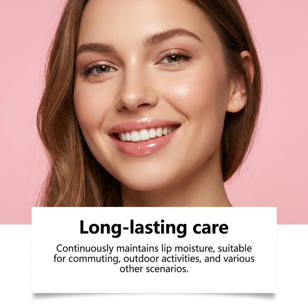 Shine Lip Balm, Light Non-sticky Texture, Portable For Touch-ups, Continuous Soft Lip Moisturizer, Even Coverage 10G Glossy Lip Balm