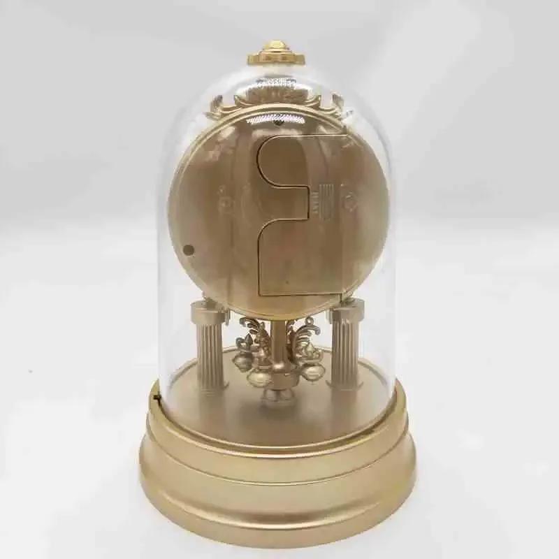 Antique Clock Plastic Quiet Table Clock European Retro Bedroom Desktops Clock Farmhouses Watch Home Decorations Desk Gadgets
