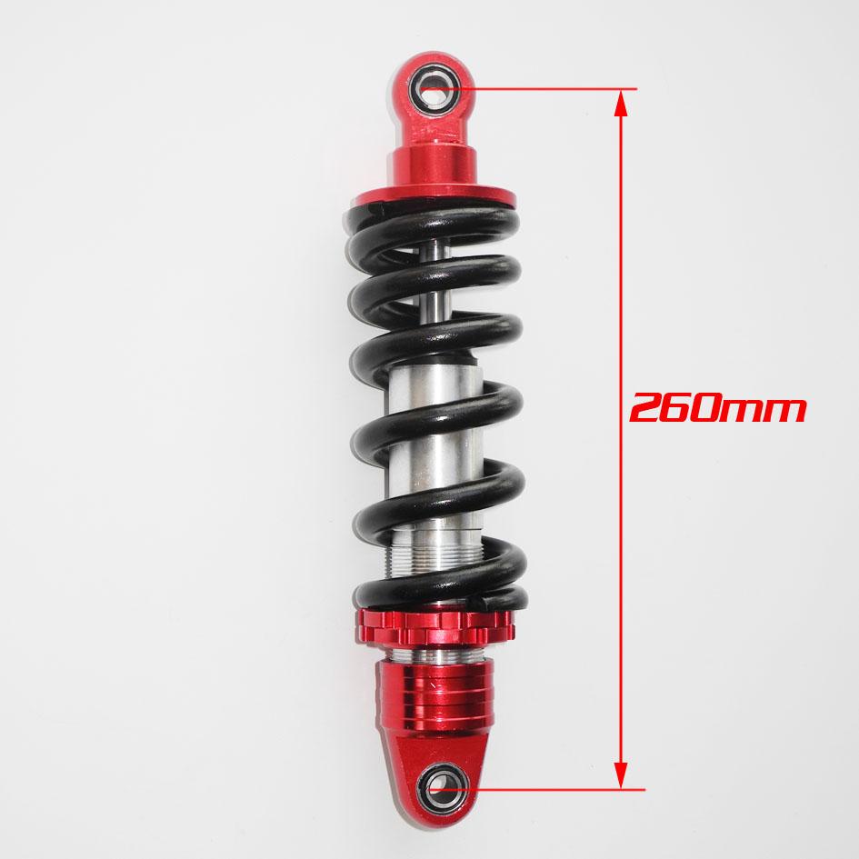 Ammortizzatore posteriore in lega di alluminio Pit bike sospensione 26cm 260mm Per BSE KAYO APOLLO Moto da cross Moto Monkey Bike motocicletta