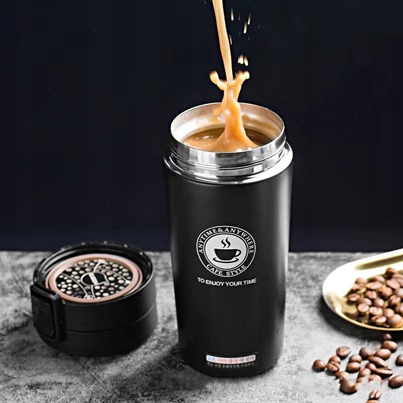 Portable Mug For Gift Camping Tourist For Coffee Tea Bottle 380Ml