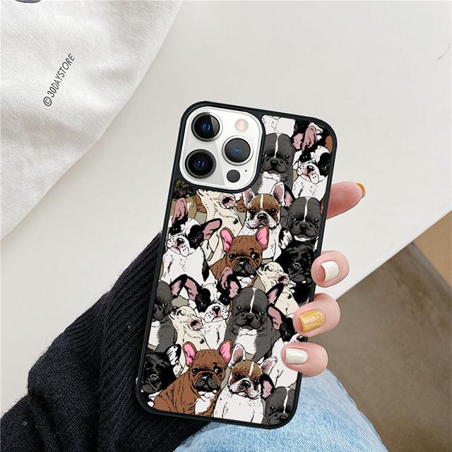 French Bulldog Phone Case For iPhone 17 Air 15 16 Cover 11 13 14 Pro Max 12 Plus Max Fundas
