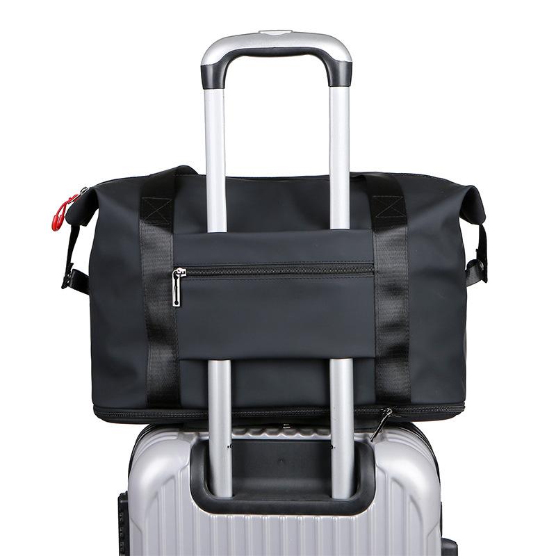 Trocken-Nass-Trennung, erweiterbare, wasserdichte Handtasche mit großer Kapazität, Herren-Reisetrend, tragbare Fitnesstasche