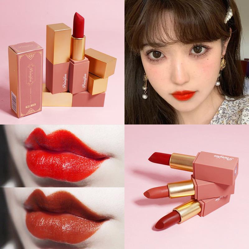 

Высококачественная губная помада Матовая матовая кроваво-оранжевая пигментная помада с молоком и чаем Белая помада Ins TikTok