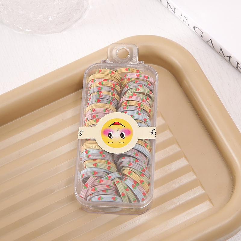 

Эластичные детские резинки для волос - бережные к волосам, корейские аксессуары для волос с дизайном в виде маленьких медовых бобов