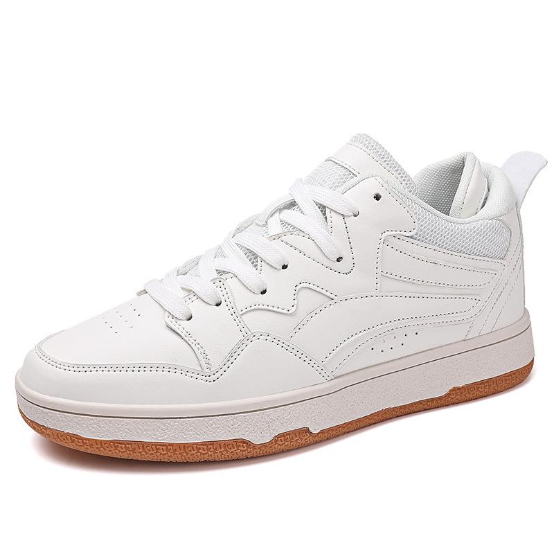 Spring cheap new large size shoes lace-up casual board shoes youth sneakers 39