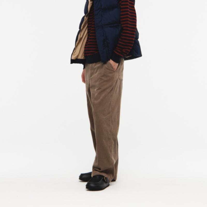 KANGOL Corduroy Basic Pants Dark Beige 4561