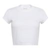 Calvin Klein Womens/Ladies Mono Logo Ribbed Crop Top