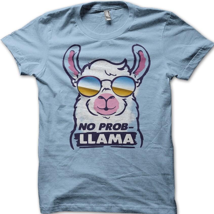 NO PROBLLAMA No problem llama t-shirt 9088 S разноцветный