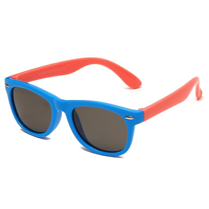 Internet-Famous Kids Sunglasses Trendy Color-Block Design Uv Protection Versatile Sunshades For Boys And Girls 802