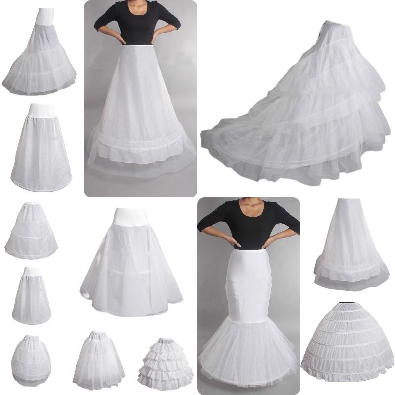 Stylish Wedding Dress Petticoat With Single Steel Hoop And Delicate Frilled Hemline