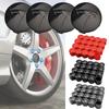 Glossy Black 25pcs 29pcs Car Wheel Center Hub Caps Valve Cap Tire Lug Nut Covers for Model 3 Y S X Refitting Accessories