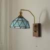 Antique Style Industrial Brass Wood Wall Sconce Light Rustic Wall Lamp Decorate Wall Light Iron Metal Art for Bar Loft Corridor