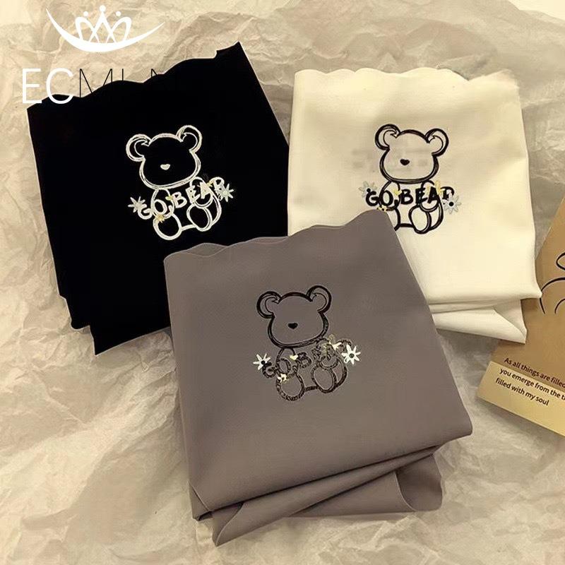 New Girls' Teddy Bear Thin Ice Silk Underwear Panties Seamless Breathable Knickers Women's Cotton Crotch Triangle Underwear Briefs Underpants