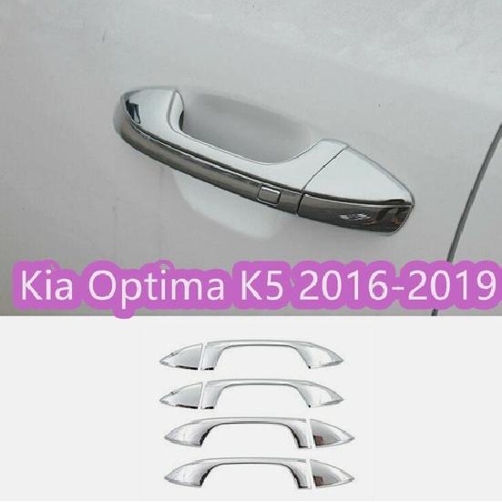 8pcs Chrome Exterior Side Door Handle Cover Trim Fit For Kia Optima K5 2016-