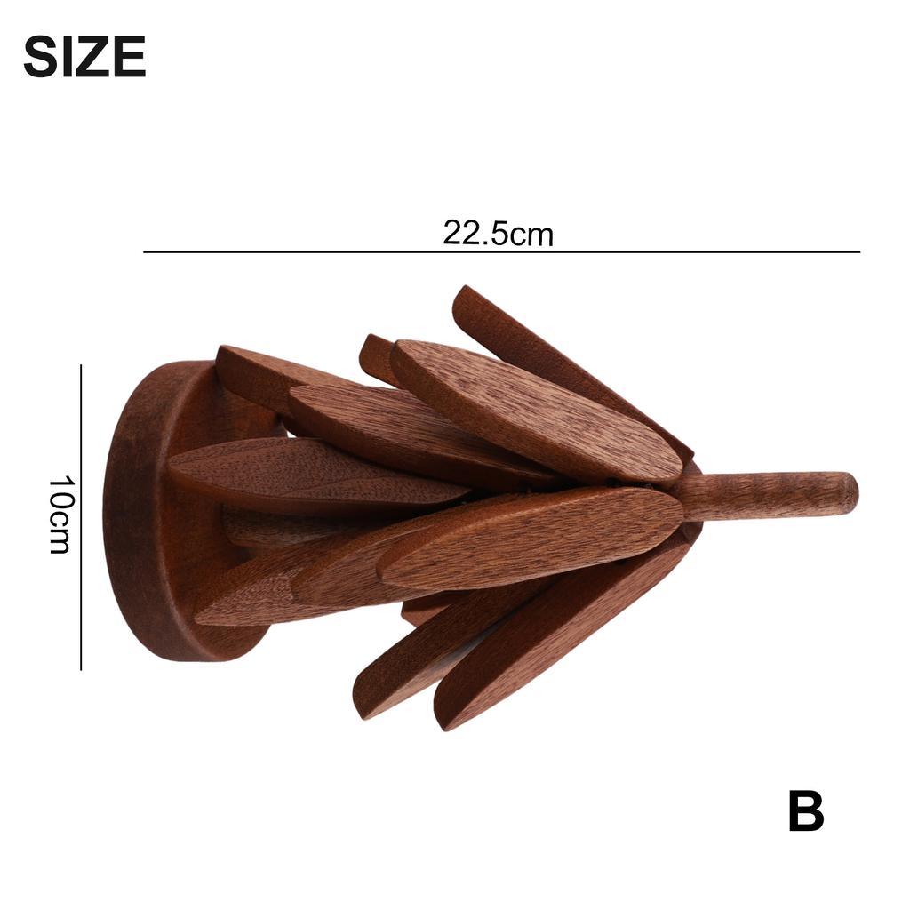 Wooden Tree Coaster Wooden Trivets High-Quality Wooden Trivets Decorative Touch