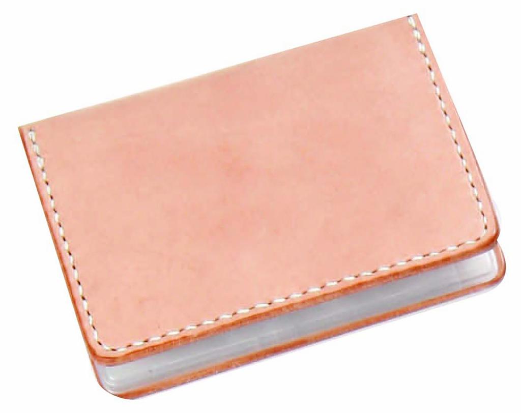 Craft Leather Kit Leather Workshop Card Pass Case, Natural, 4364-01