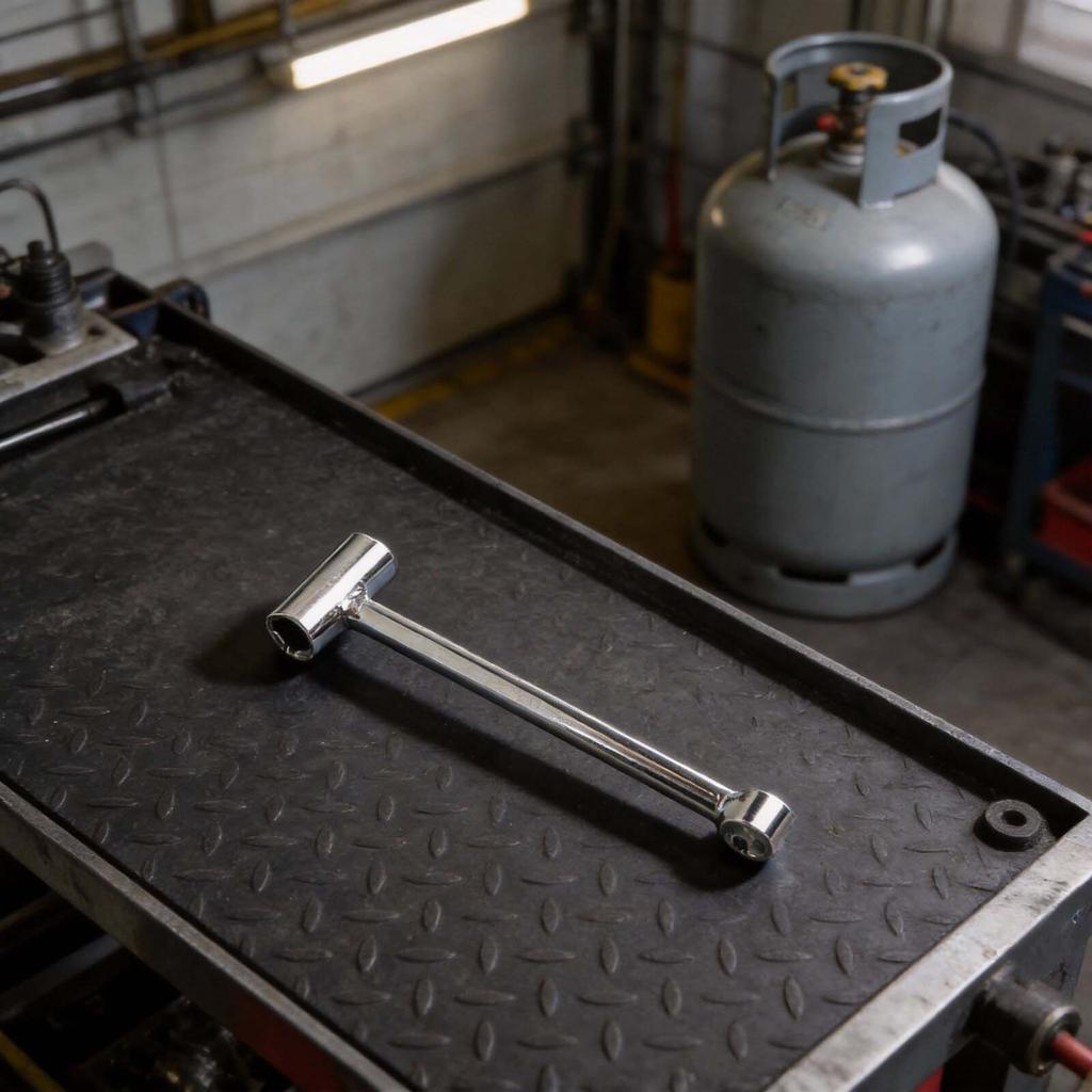Ergonomic Portable T Handle Wrench for Gas Valve Maintenance Suitable for Oxygen Argon Nitrogen Acetylene Propane