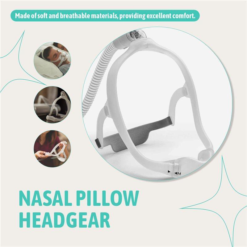M-Modern-2 Pack Headgear With Arms Replacement For Dreamwear,Adjustable Soft Head Strap
