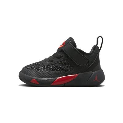 Tênis de Bebê Air Luka 1 TD Bred Preto Vermelho Universitário Cinza Escuro DR6085-060
