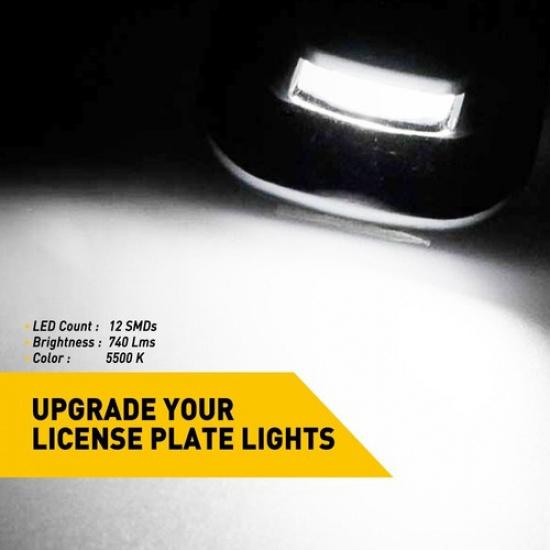 Chrome Tag Light License Plate Lamp For Chevrolet CK 1500 2500 3500 Pickup