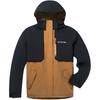 Casual Outdoor Logo Pattern Insulated Warm Hooded Zip Breathable Waterproof Jacket Women Jackets Blue Brown XR3853-224
