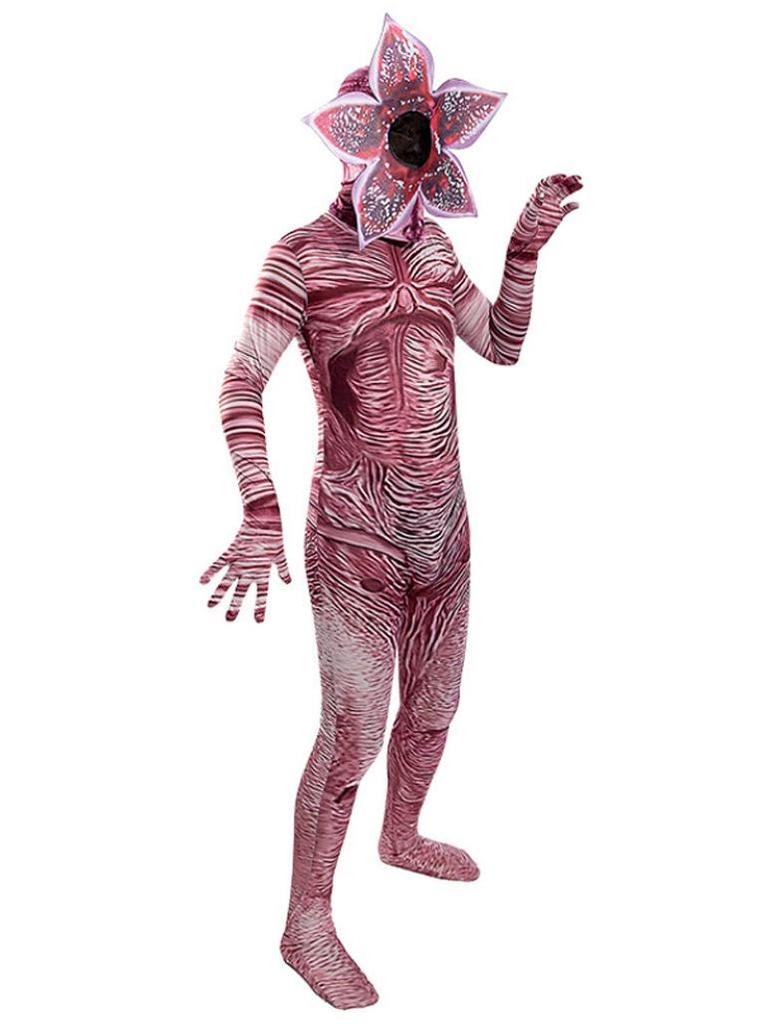 Stranger Things 5 Vleesetende Plant Horror Jumpsuit voor Halloween Cosplay