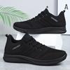 Fashion Men's Sports Spring New Polyurethane Lightweight Casual Single Shoe Solid Color Versatile Mesh Breathable Sports Shoes Sneakers