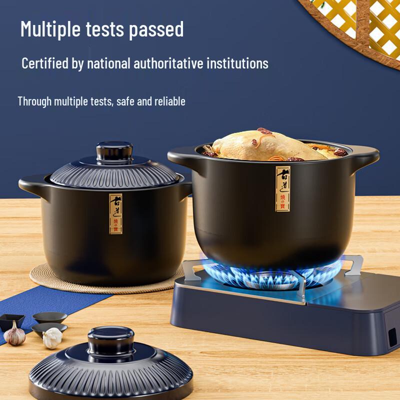 ZISIZ Hitzebeständiger Tontopf