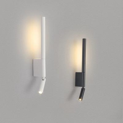 מנורות קיר מודרניות LED גוף תאורה לקיר למיטה סלון חדר שינה מלון ספוטים מתקפלים מסתובבים עם מתג תאורת קריאה