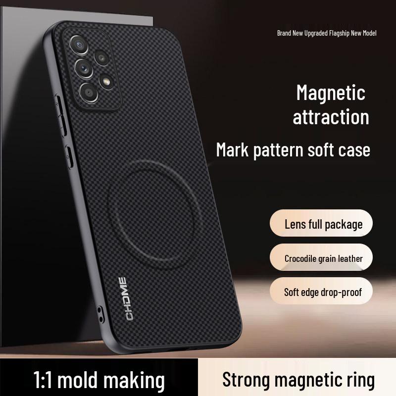 Samsung A53 Magnetic Pattern Protective Phone Case—Full Coverage, Anti-drop, Fashionable Design for Men and Women.