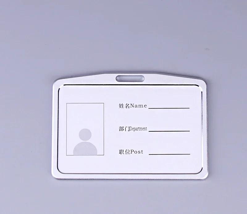 Arbeits Namensschildhalter aus Aluminiumlegierung Business Arbeitskarte Ausweis Ausweishalter Lanyard Halter Metall Ausweis Business Etui mit Einziehbarem Aufroller