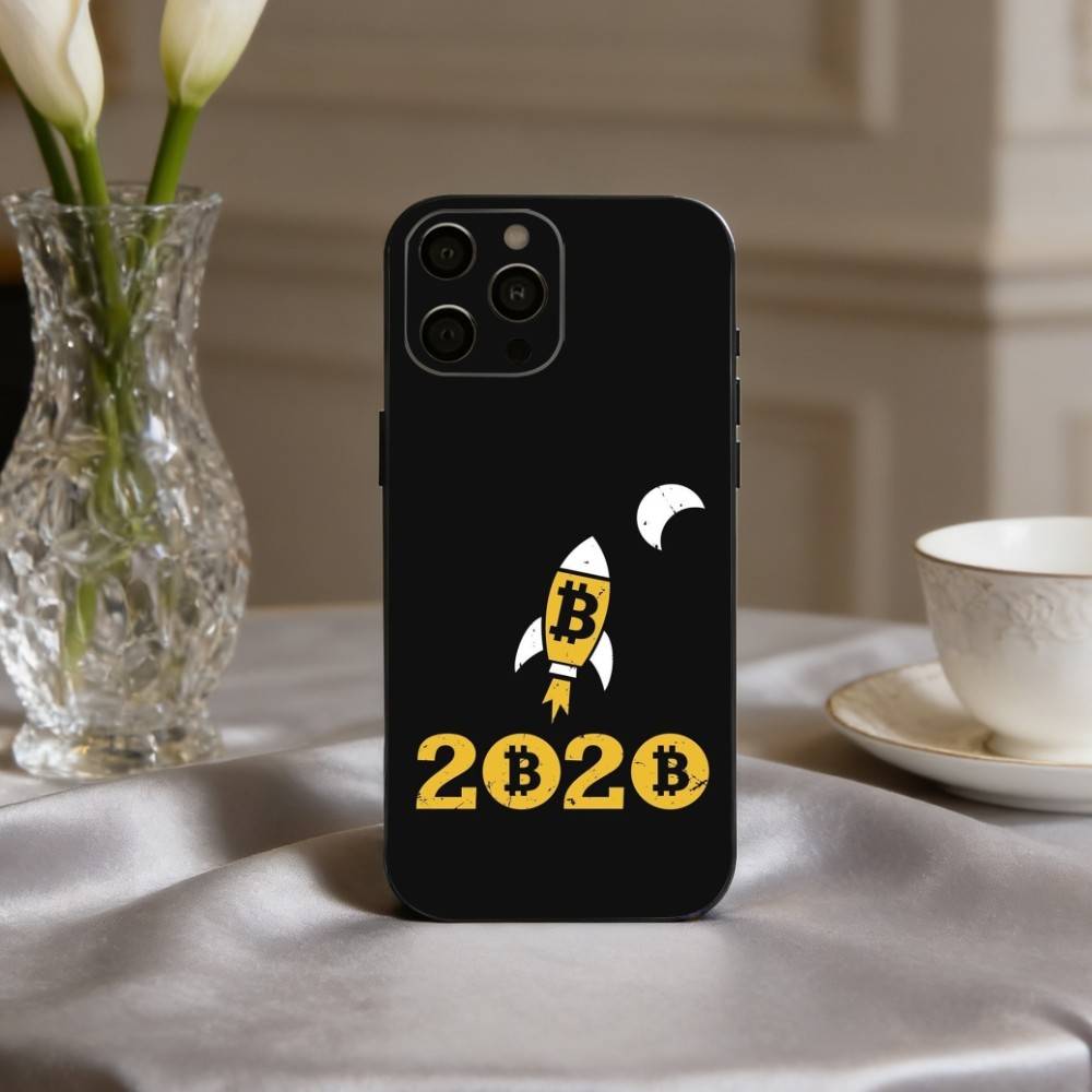 

B-Bitcoin P-Pattern Art Phone Case For iPhone 17pro,16,15,14,13,12,11 Plus,Pro Max,XS,Soft Silicone Black Cover iPhone14Plus
