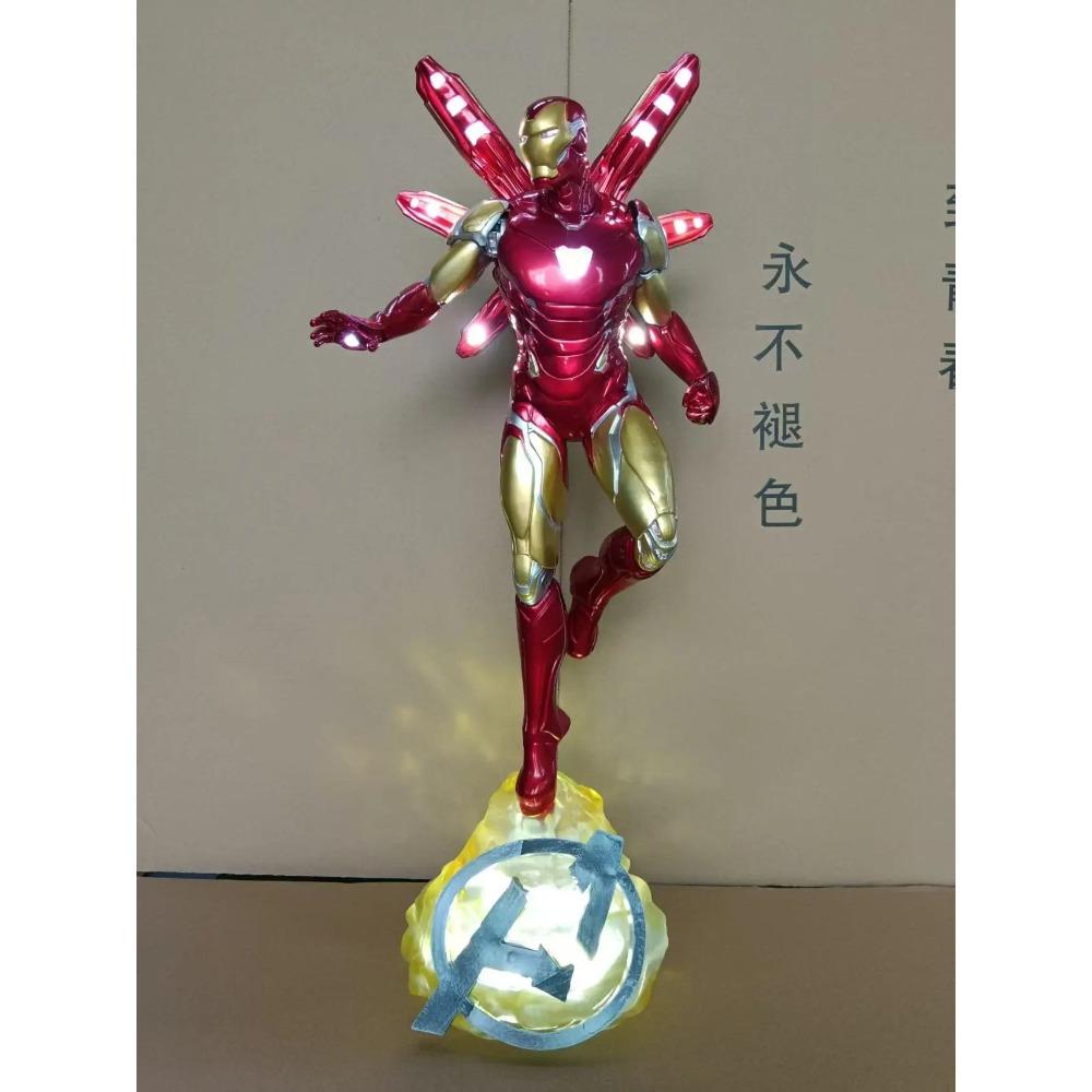 

Marvel Studio Iron Man The Avengers 17.71Inch/45cmGuardian Can Move glowing PVC figure Battle Posture ornament Model Playthings Gifts