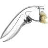 Garlic Press Stainless Steel with Ergonomic Handle and Dishwasher Safe Design for Easy Crushing and Mincing