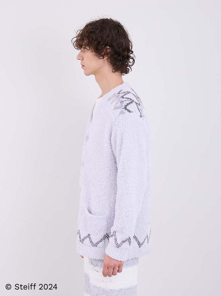 Steiff HOMME Gelato James Fair Isle JQD Cardigan PMNT245073BLUM