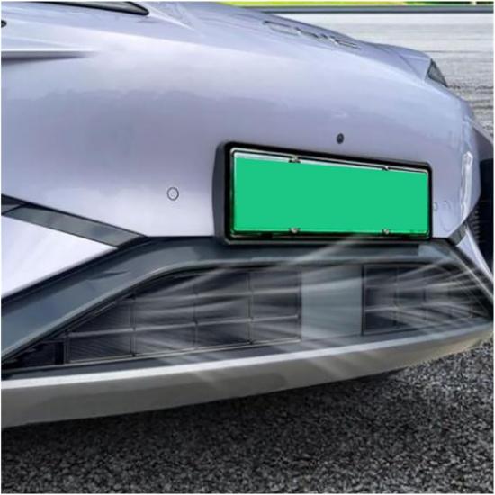 Car Front Bumper Grill Mesh Air Inlet Vent Guards Grille Net Protective Cover Compatible For BYD Sealion 7 EV 2024 2025 Accessories(Carbon fiber