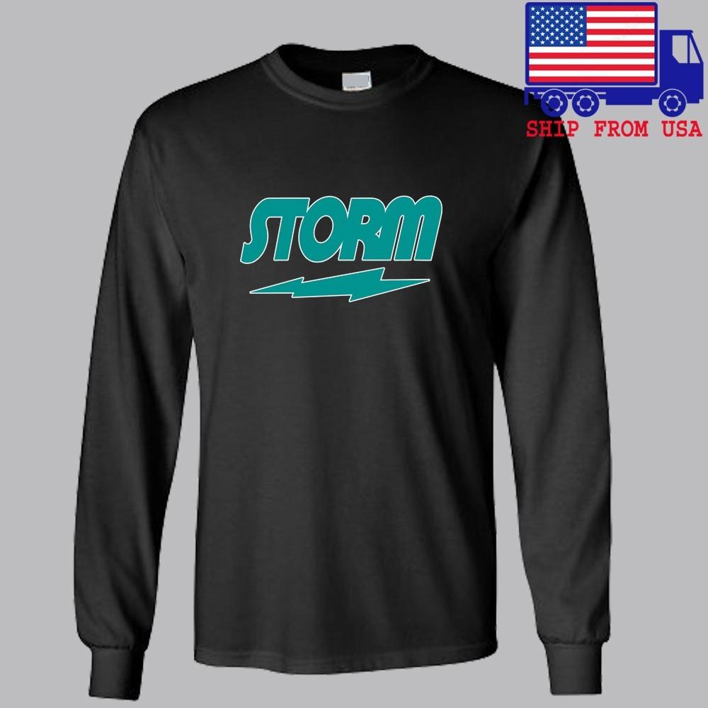 Storm Bowling Black  Size S2XL Unisex T-Shirt XXL