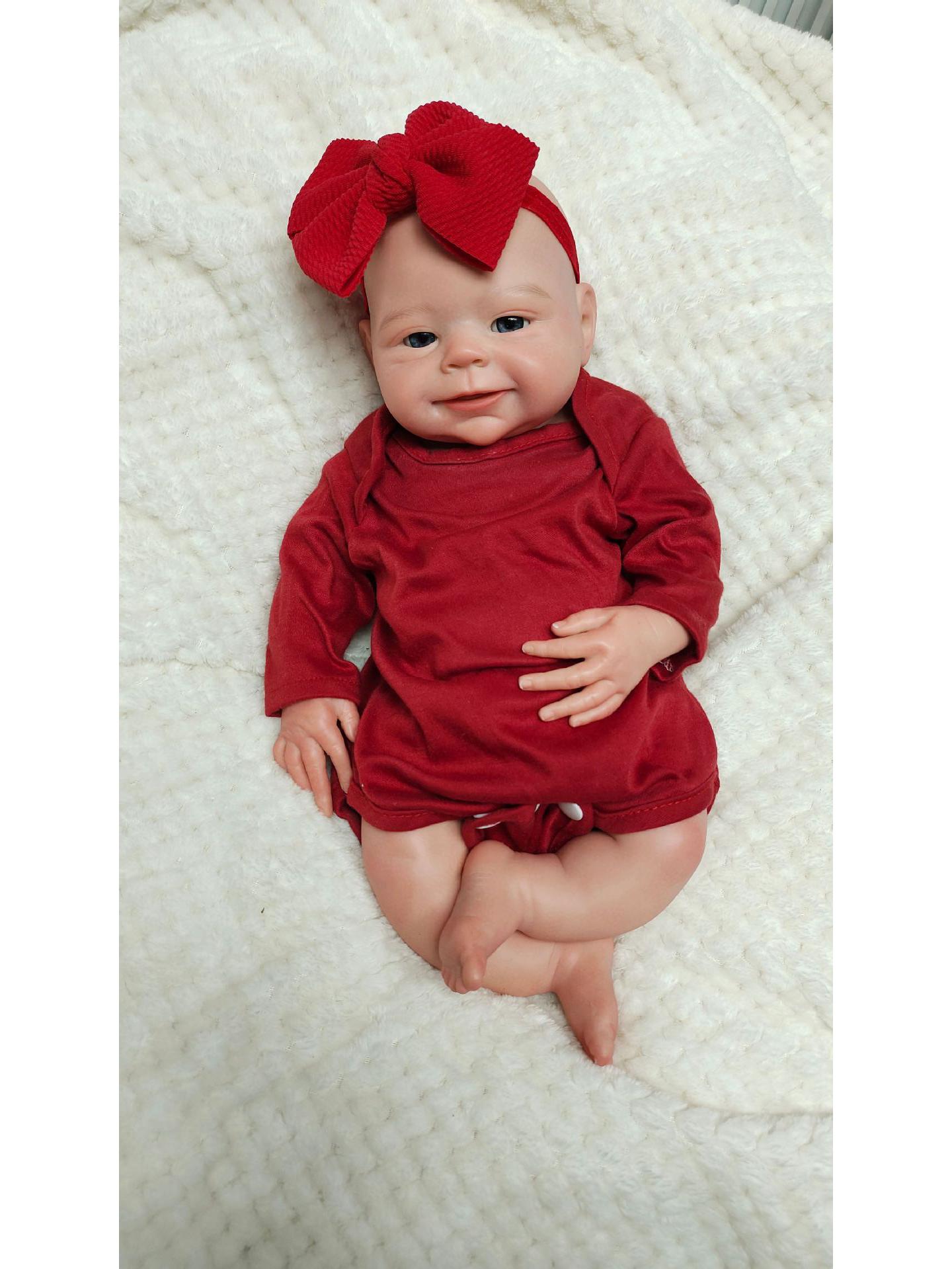 Реборн Силиконовый 45 см Реалистичная Игрушка Кукла 45CM