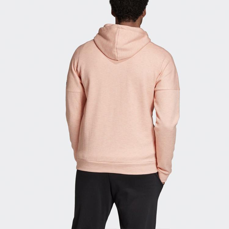 Adidas ID Stadium Full Zip Knitted Hoodie Jacket Men Outerwear Shiny-Pink EB7606