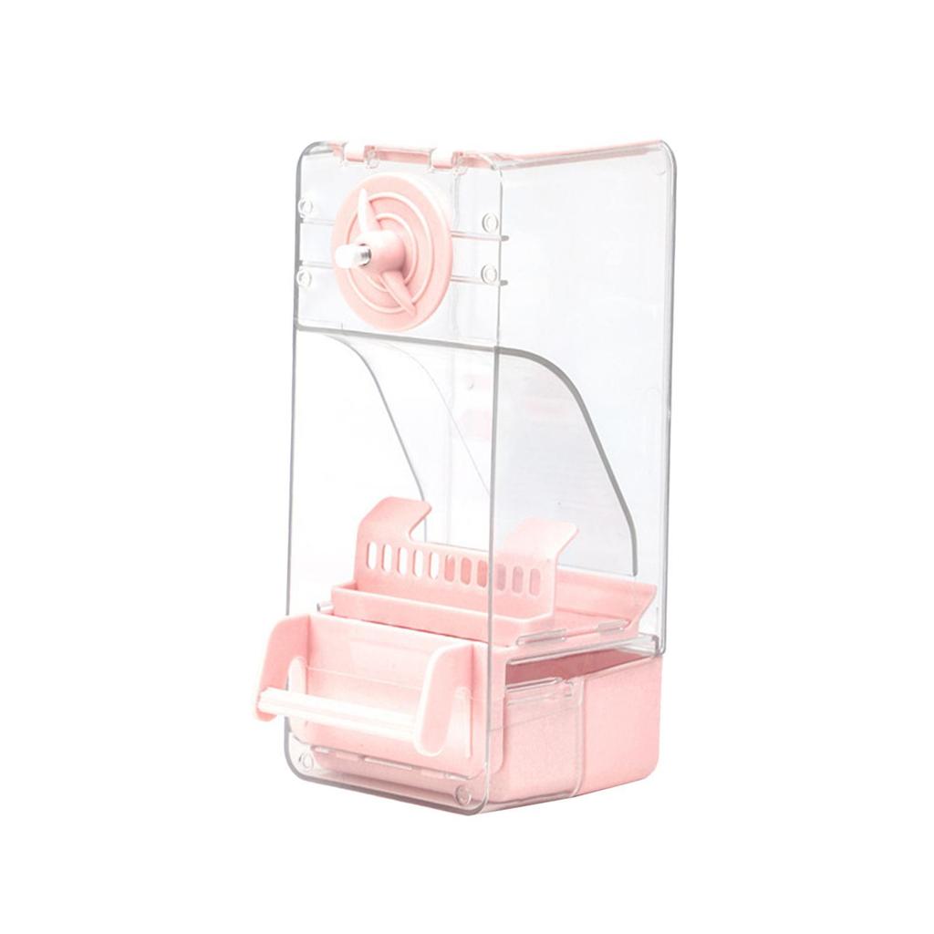 Bird Feeder Leakproof Hanging Pet Cage Feeder for Canary Cockatiel Budgies