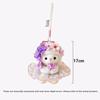 Soft Sheep Doll Keychain Plush Backpack Pendant Ornament Cute Bag Hanging Decor  Bag