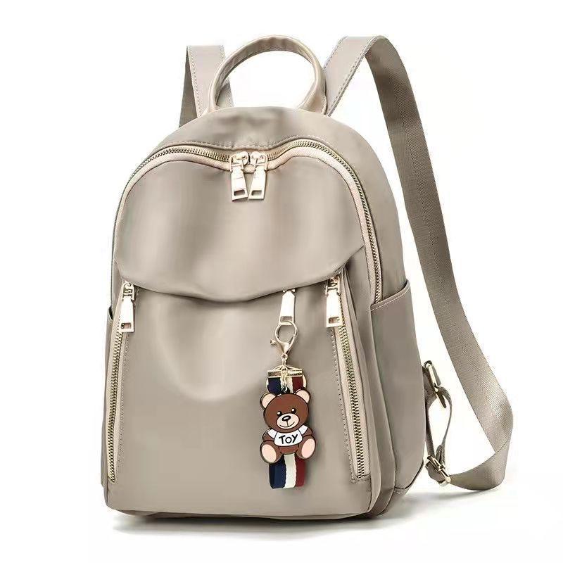 Korean Style Women's Oxford Cloth Canvas Backpack - Large Capacity Travel Schoolbag 2025