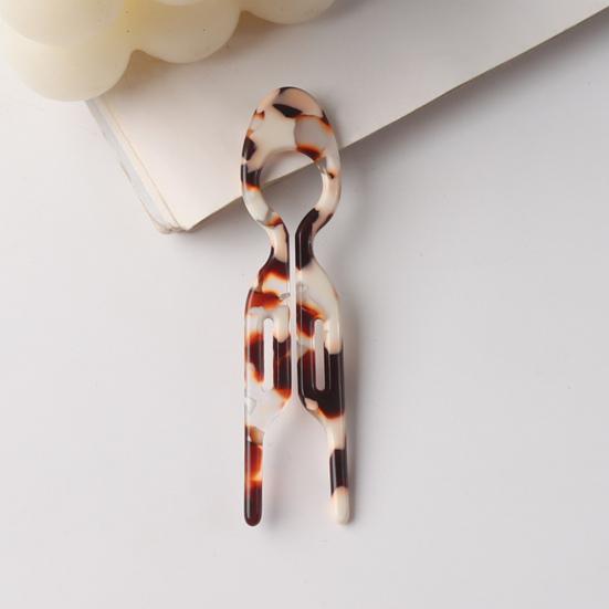 U-förmige Haargabel, leicht, rutschfest, für langes, dickes Haar, Hochsteckfrisur, Dutt, französische Haarnadel, Haar-Styling-Zubehör für Frauen und Mädchen