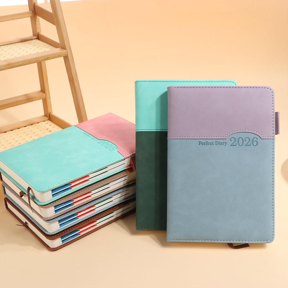 Dickes Papier 2026 Terminplaner Notizbuch Englische To-Do-Liste Notizbuch Schreibwaren