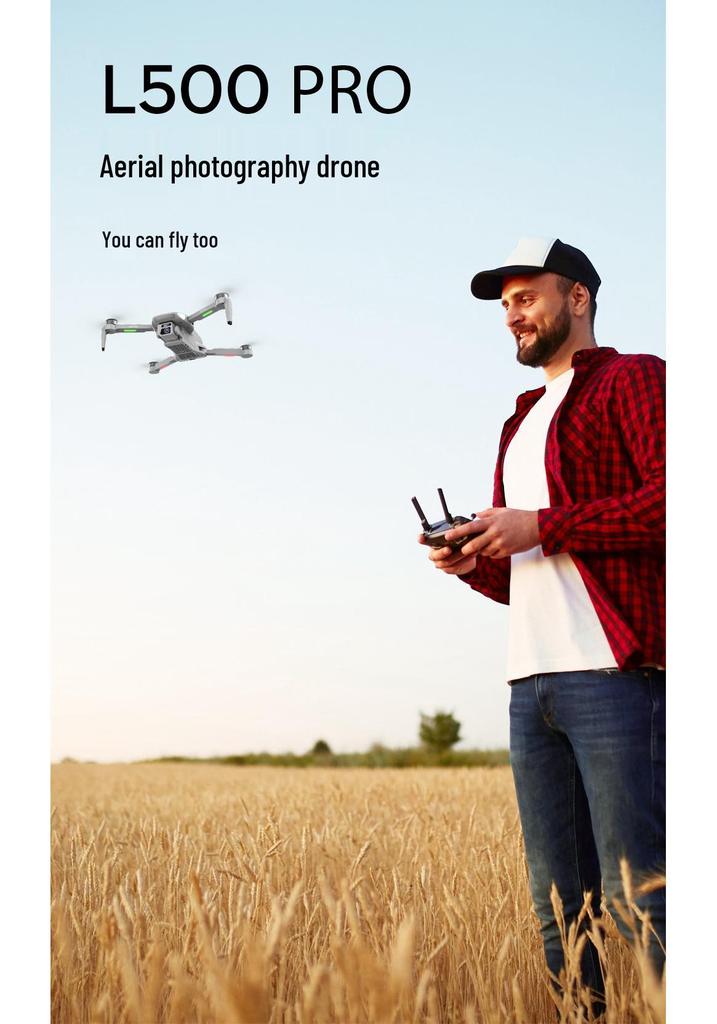 L500 PRO 4K HD Brushless Quadcopter with GPS Return, Long Endurance, and 5G Remote Control.
